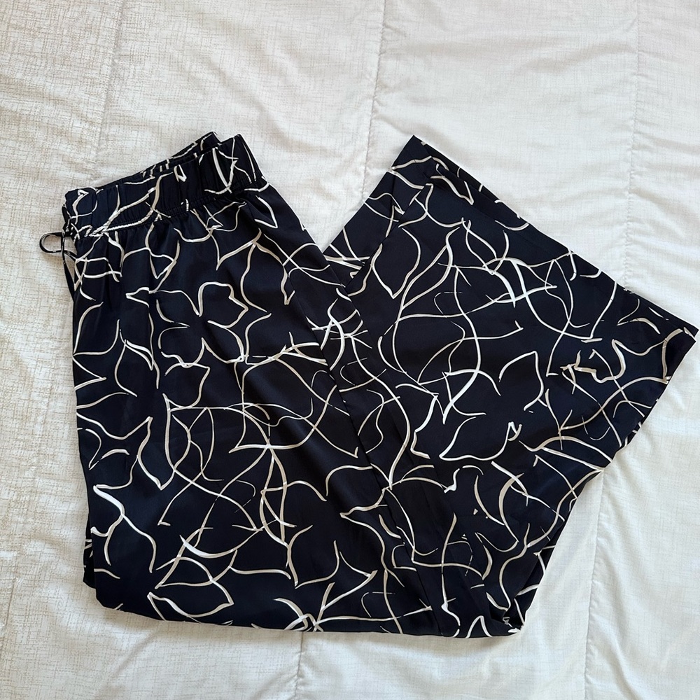 Adriana Papell  Wide Leg Pants Size Large